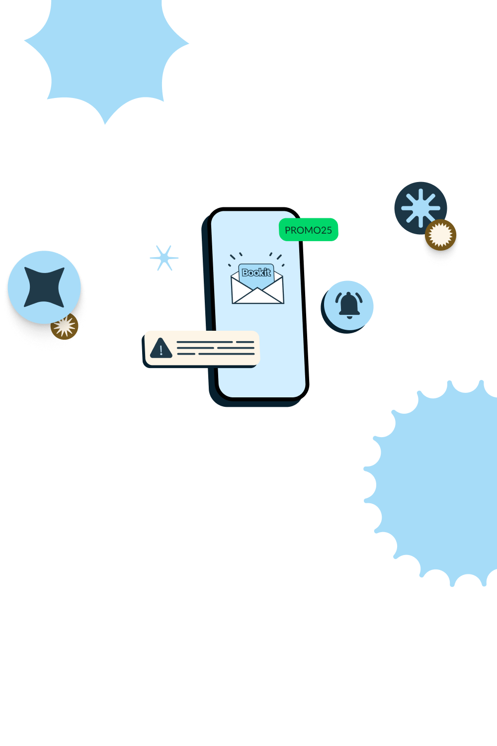 mobile screens for Bookit
